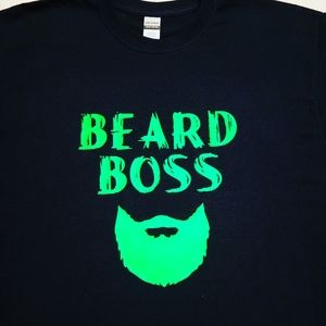 Mens Beard Boss t shirt